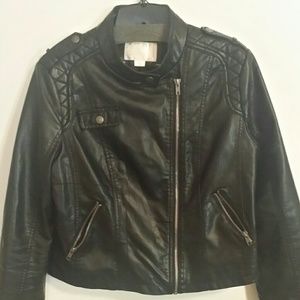 💜Final price 💜Faux leather jacket